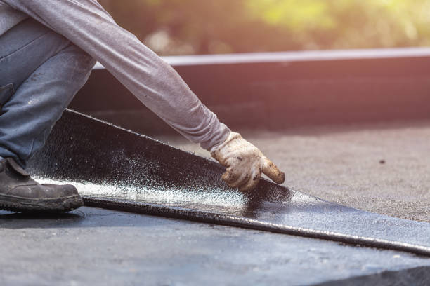 Professional Emergency Waterproofing technician working in Telford, PA